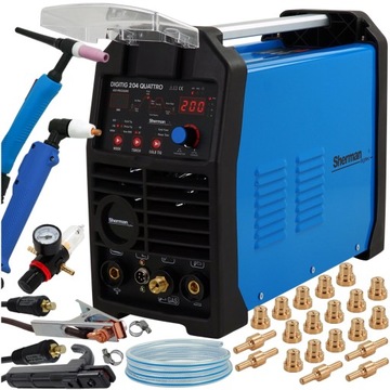 Spawarka TIG DC 200A MMA 50A do 12mm ZESTAW Plazma