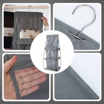 ОРГАНАЙЗЕР ДЛЯ ПОДВЕШИВАНИЯ СУМОК В ШКАФ-вешалка