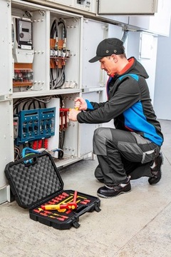 NEO ZESTAW KLUCZY nasadowych dla elektryka 1000V