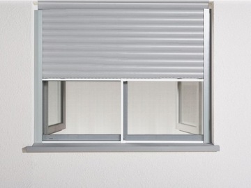 Moskitiera rozsuwana z ramą aluminiową do okna 70-130 cm x 50