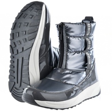 ЖЕНСКАЯ ЗИМНЯЯ ОБУВЬ BIG STAR, СНЕЖНЫЕ БОТИНКИ С УТЕПЛЕНИЕМ