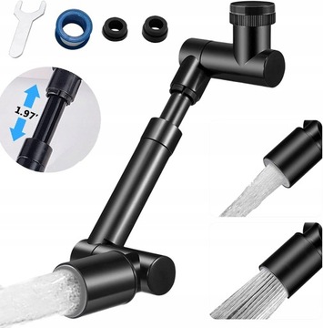 MOSIADZ 1440° OBROTOWY AERATOR PRZEDŁUŻKA DO KRANU