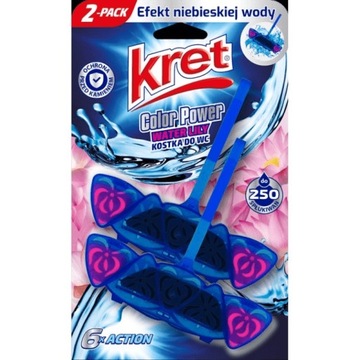 Kret Water Lily zawieszka do WC barwiąca wodę