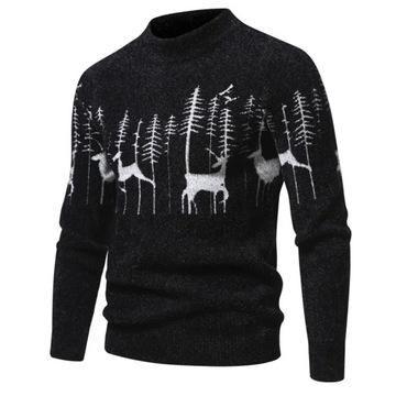 Trend Men's New Imitation Mink Sweater Soft and C