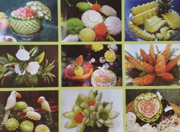 ТАЙСКИЙ СЕРПОВИДНЫЙ НОЖ ДЛЯ РЕЗЬБЫ ПО ОВОЩАМ И ФРУКТАМ 117