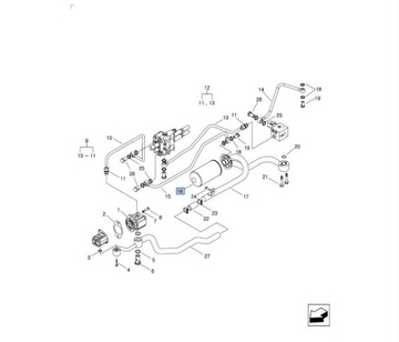 Filtr oleju hydraulicznego LS New Holland Boomer M