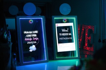 Magiczne Lustro MAGIC MIRROR 65' FOTOBUDKA FOTOLUSTRO Photo Booth - 65'