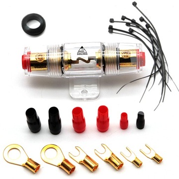 КАБЕЛИ К УСИЛИТЕЛЮ + ПРЕДОХРАНИТЕЛЬ