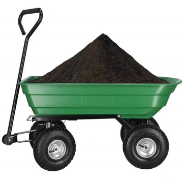 САДОВЫЙ ТРАНСПОРТНЫЙ ГРУЗОВИК САДОВЫЙ БАЛЬНЫЙ ЗАЛ ПРИЦЕП 250 кг САМОСВАЛ 75 Л