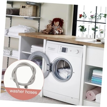 2 rura przedłużająca pralkę linia zaopatrzenia w wodę przedłużenie