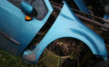 Renault Modus, лонжерон боковины, накладка на стойку, цвет tani42, левый