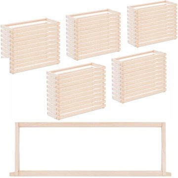 РАМКИ ЛАНГСТРОТА - УЗЕЛ ПАЗ - СОСНА - ВЫСОТА 159 ММ - 10 ШТ.