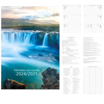 KALENDARZ TERMINARZ NAUCZYCIELA PEDAGOGA A5 2024 / 2025
