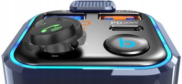 АВТОМОБИЛЬНЫЙ ПЕРЕДАТЧИК BLUETOOTH FM MP3 БЫСТРОЕ ЗАРЯДНОЕ УСТРОЙСТВО 3 x USB QC 3.0