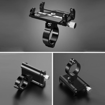 Алюминиевый держатель для телефона на велосипед, регулируемая основа Wolf Base 6-10 см X-81