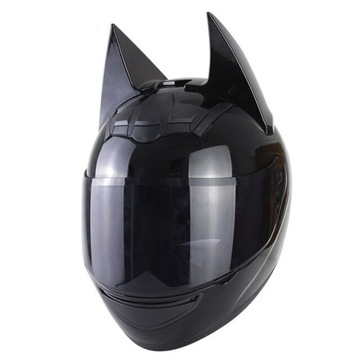 KASK pełny MOTOCYKLOWY damski CZARNY rozmiar M