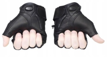 Ручки из кожи без пальцев ZAH-71500 XXL k