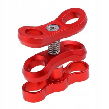 Зажим для фонаря для дайвинга - красный