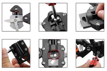 Установите обрезку ножниц ножницы для сада для пылесосов.