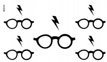 Tatuaż tymczasowy zmywalny HARRY POTTER piorun