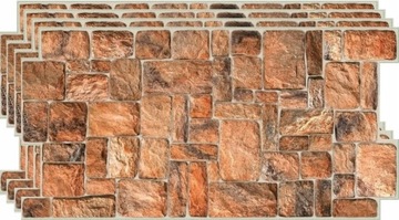 PANELE ŚCIENNE 3D PCV NATURAL STONE KAMIEŃ4x SKLEP