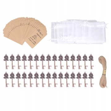 ОТКРЫТКА ДЛЯ БУТЫЛОК РОЗОВАЯ С ПОДВЕСКОЙ