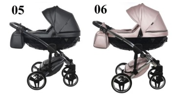 Стильная коляска Junama Diamond Fluo 2в1 03 бежевый v2