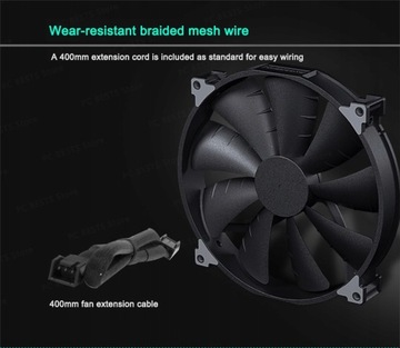 Корпусный вентилятор большого объема Phanteks F200SP 200 мм, черный