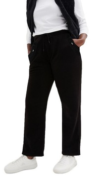 БРЮКИ ЖЕНСКИЕ ТЕПЛЫЕ ФЛИСОВЫЕ с карманами СУПЕР КАЧЕСТВО 5610 черные 5XL