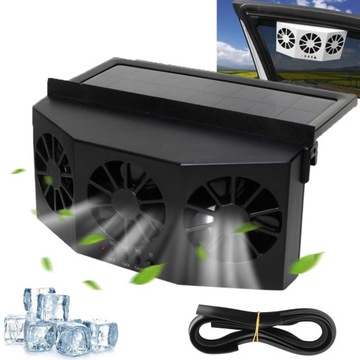 АВТОМОБИЛЬНЫЙ ВЕНТИЛЯТОР СОЛНЕЧНЫЙ ВЕНТИЛЯТОР АВТОМОБИЛЬНЫЙ ВЕНТИЛЯТОР 2400 мАч