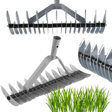 Aerator Ręczny do Trawy Końcówka do Wertykulatora do Trawnika Metalowy