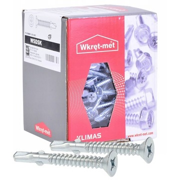 WKRĘTY SAMOWIERCĄCE DREWNO-STAL WSDSK 4,8X45MM 250