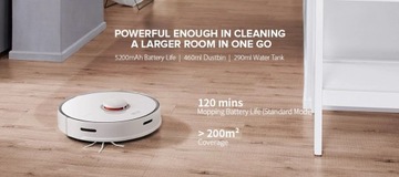 Робот-уборщик ROBOROCK S5 MAX, белая швабра