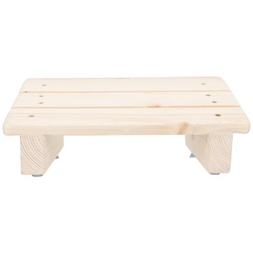 Tripod Foot Mat Camping Stool Wooden Bedside Step