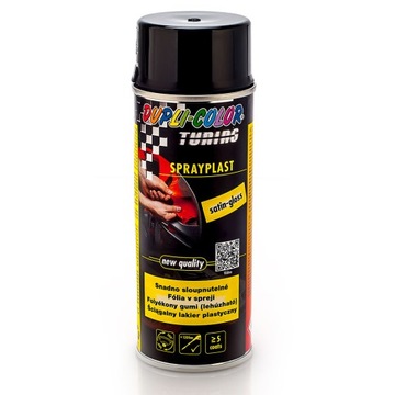 Guma Folia w Sprayu Czarny Połysk Sprayplast Aerozol 400ml MOTIP