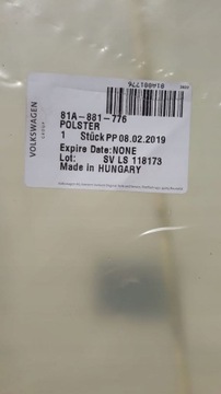 AUDI Q2 81A881776 SEDAČKA SEDADLO TOVÁRNÍ