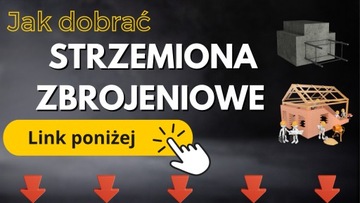Strzemiona zbrojeniowe 30x30 drut żebrowany