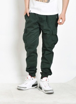 Spodnie M Bossline Cargo Jogger joggery zielone