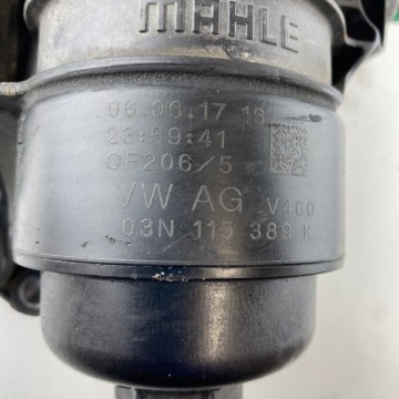 Filtro korpusas + tepalo aušintuvas AUDI VW GOLF 1.6 SEAT SKODA 2.0 GTD TDI 03N115389A – nuotrauka 6