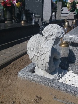 Ozdoba na Cmentarz Anioł na Grób Figura Betonowa
