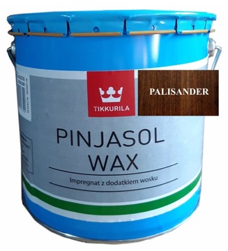 Impregnat do ogrodzenia Pinjasol Wax z woskiem 3L: PALISANDER
