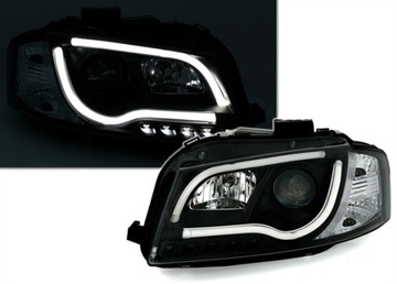 LAMPY AUDI A3 8P 8PA 04-08R LIGHT BAR LED TUBE BLK