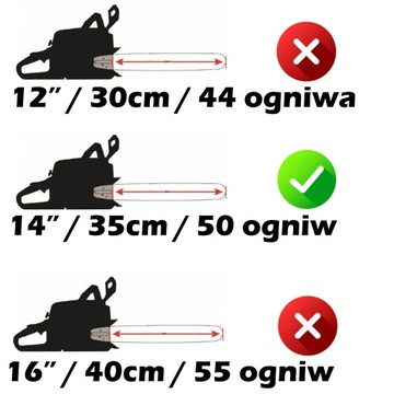 Режущая цепь для Stihl MS211/MS250/MS251/025 [длина: 50 звеньев]