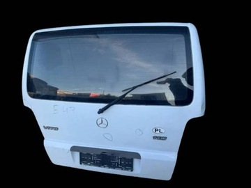 VÍKO KUFRU ZADNÍ KOMPLETNÍ VITO W638 V TŘÍDA 96-03 BÍLÁ Z SKLO (OKNO)