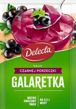Galaretka Delecta mix 10 smaków do deserów, mleczna i klasyczna owocowa