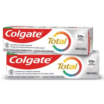 COLGATE TOTAL ORIGINAL pasta do zębów 2x75 ml