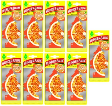 WUNDER BAUM АПЕЛЬСИНОВЫЙ СОК АРОМАТИРОВАННАЯ РОЖДЕСТВЕНСКАЯ ЕЛКА