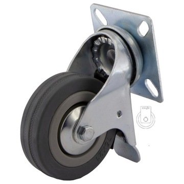 Комплект колесиков fi 75, 4 шт., шкаф, полка 42PPGUM75.