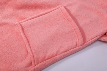 КОРАЛЛОВЫЙ БАННЫЙ ХАЛАТ из МИКРОФИБРЫ С КАПЮШОНОМ L/XL CARLO