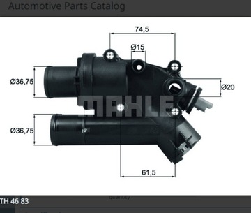 TERMOSTAT CITROEN FORD PEUGEOT